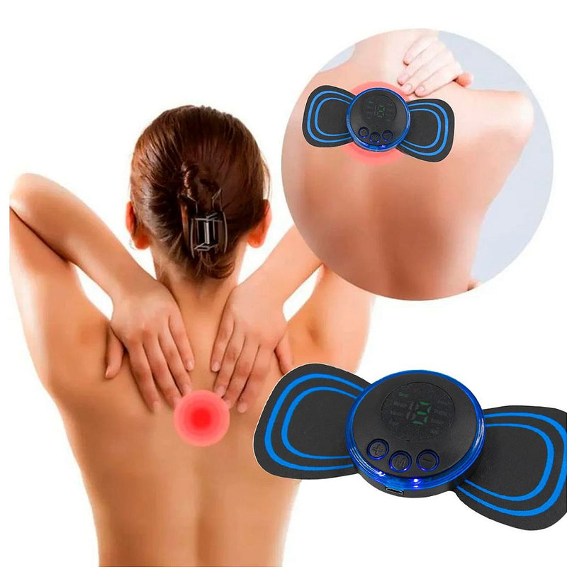 Massageador Eletroterapia Ems Cervical Perna Lombar Abdômen Localizado