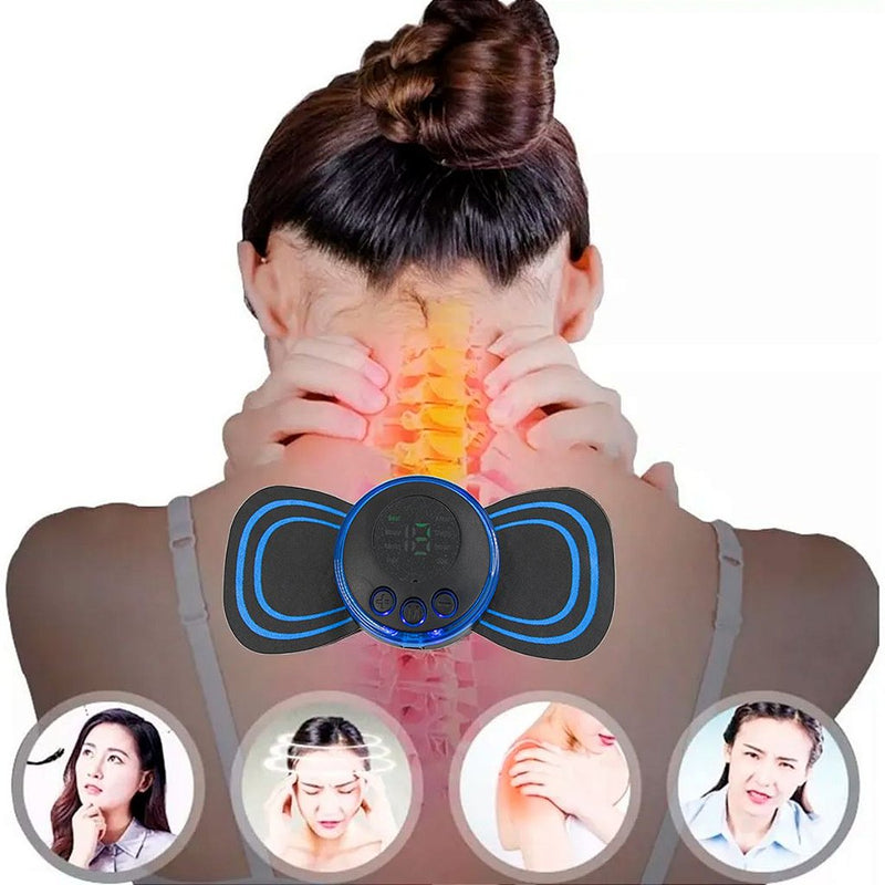 Massageador Eletroterapia Ems Cervical Perna Lombar Abdômen Localizado